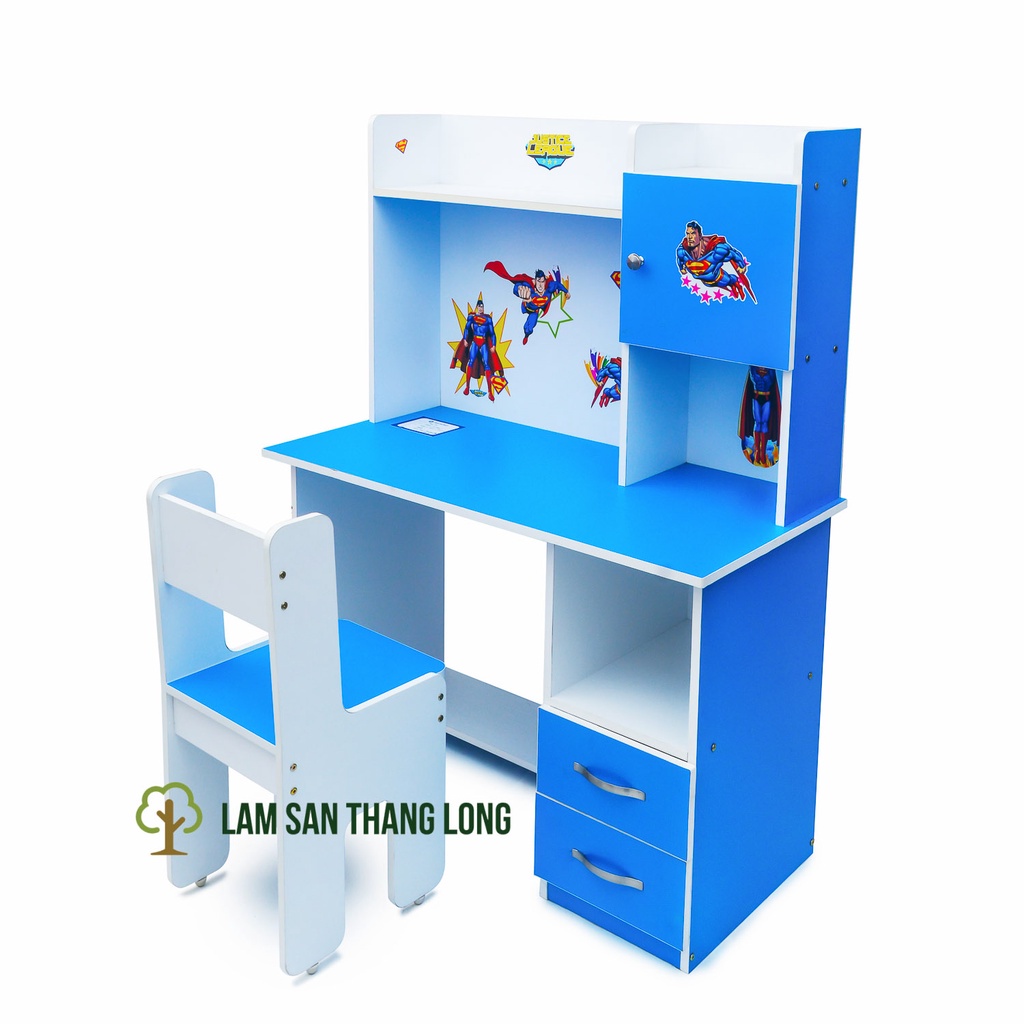 ❀Bàn học sinh BH04-Màu xanh- hộc có nắp