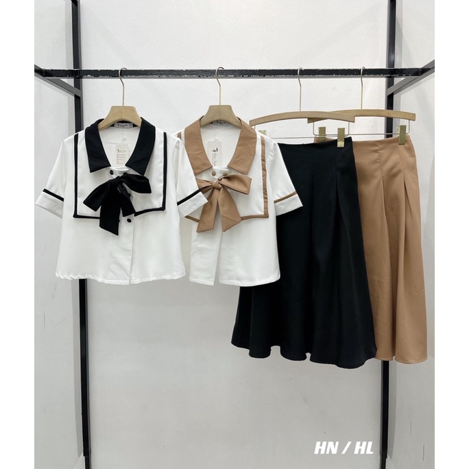 Set váy nơ cổ | BigBuy360 - bigbuy360.vn