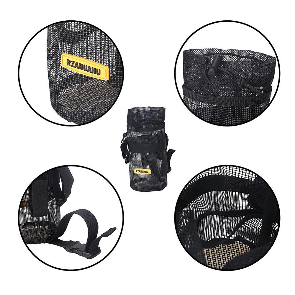 Túi Lưới Đựng Bình Nước Gắn Tay Lái Xe Đạp Leo Núi Tiện Lợi