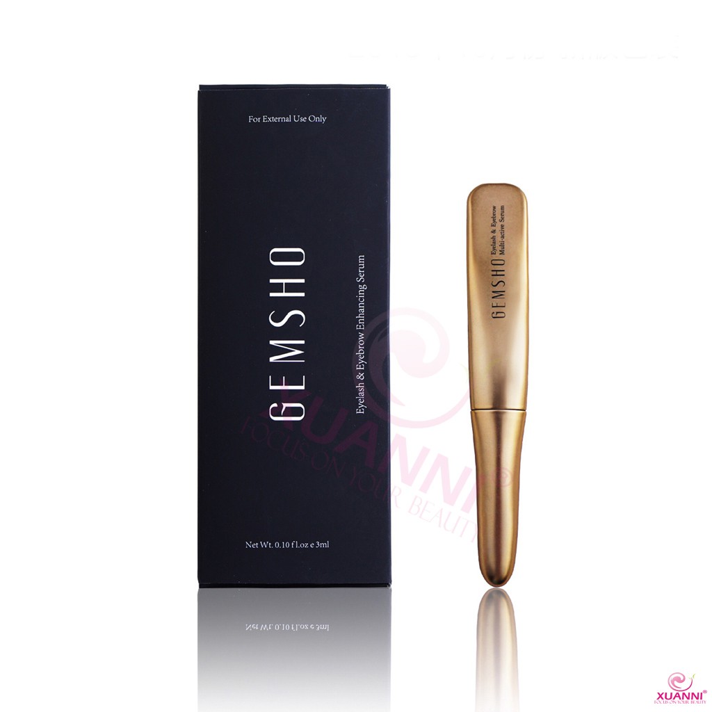 MỚI GEMSHO Lông Mi & Lông Mày Tăng Cường GEMSHO EYELASH & EYEBROW MULTI-ACTIVE 3ML ♧ 🚚 ❈ ❈ ❈ ♧ GEMSH