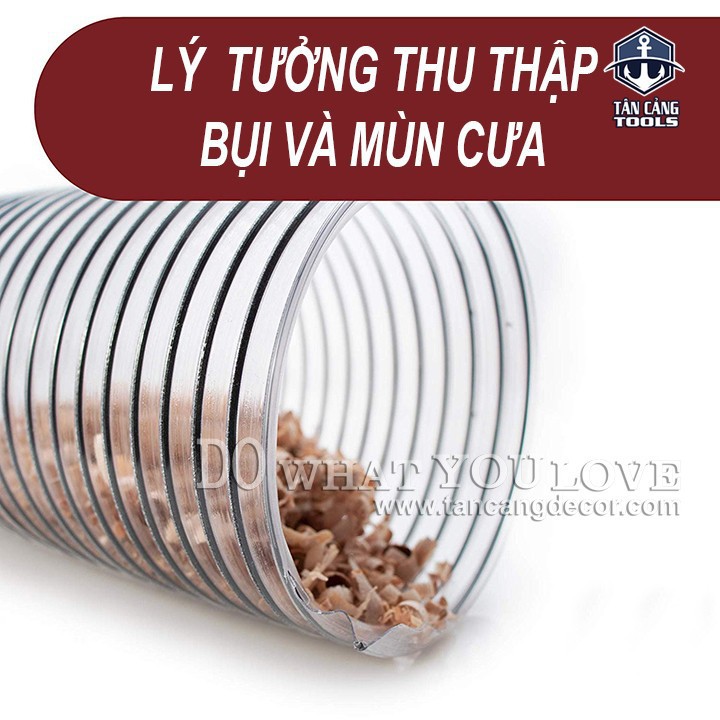 Ống Dẫn Hút Bụi Lõi Thép Phi 110 - 1 Mét