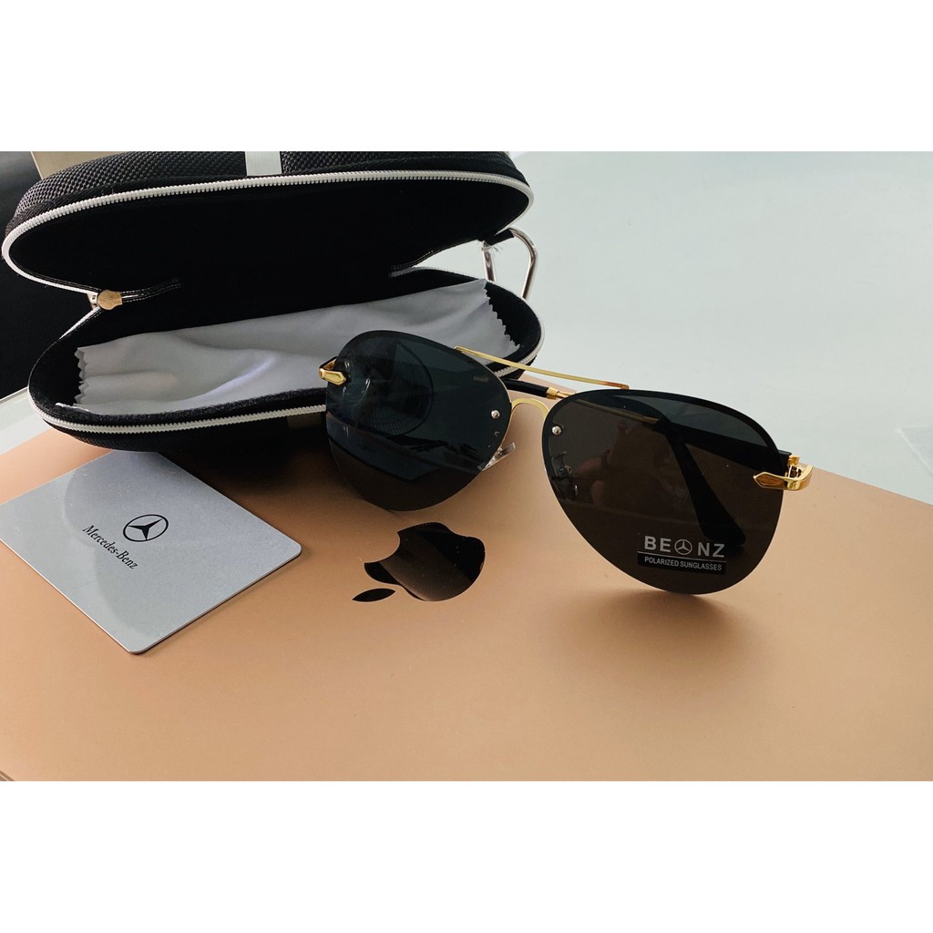 Kính Nam Mercedes Benz "Gọng Đen, Gold" siêu chất lượng | BigBuy360 - bigbuy360.vn