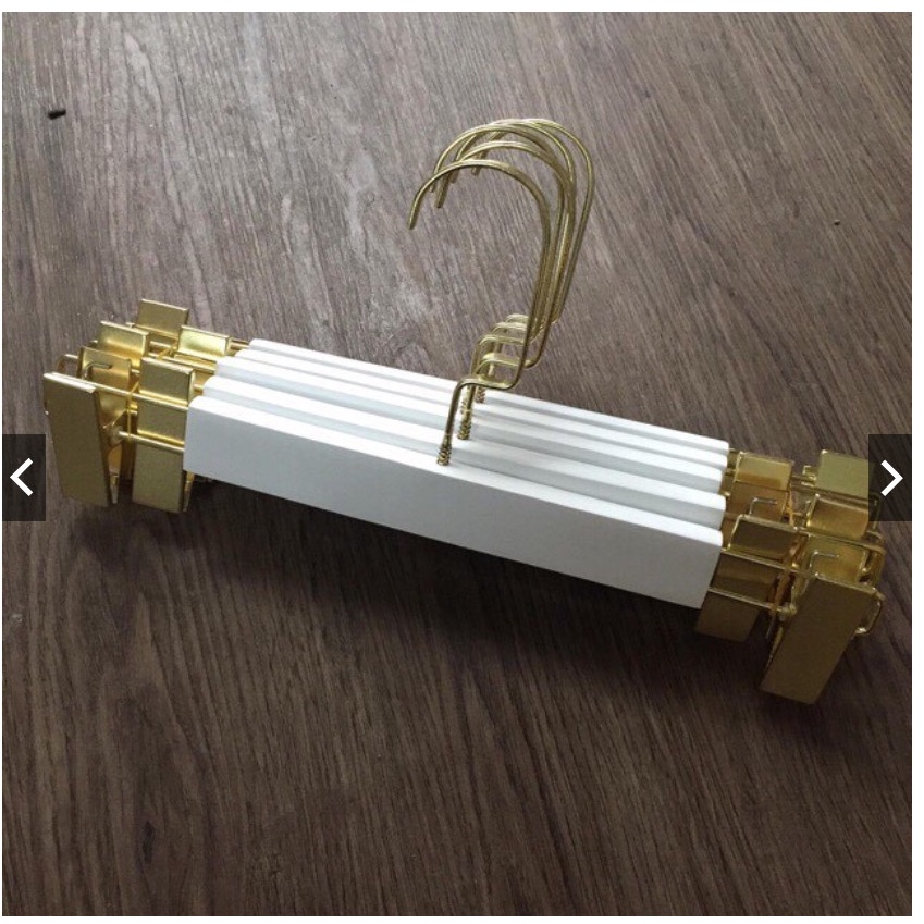 combo 10 MÓC KẸP gỗ  Người Lớn đủ màu MẠ VÀNG  [FREE SHIP-RẺ ] hàng đẹp thời trang