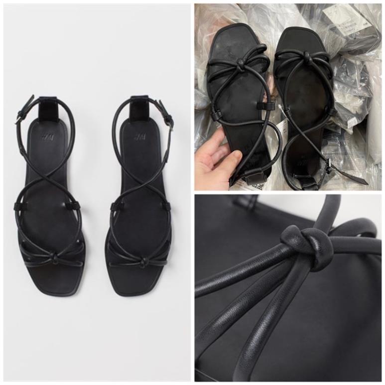 HM chính hãng] Dép sandal đen hàng vợt sale