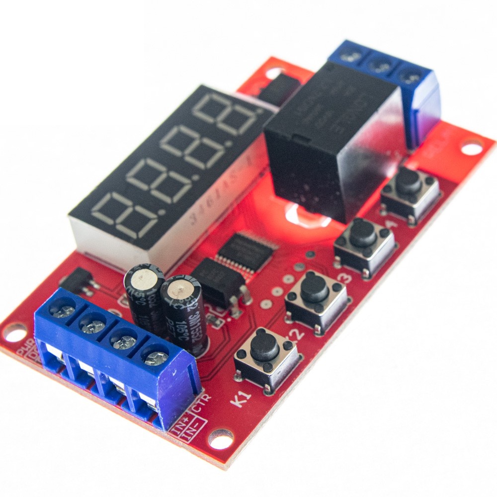 Mô Đun Rơ Le Hẹn Giờ DC 5V 12V 24V 10A
