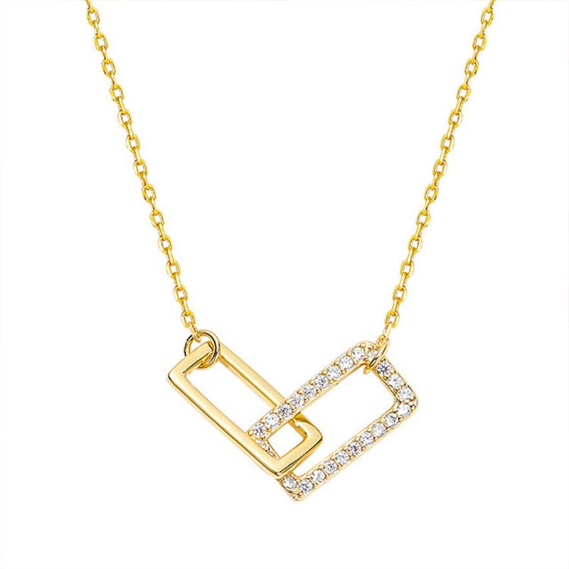 Thời Trang Vòng Cổ Choker Mặt Trái Tim Đôi Bằng Kim Loại