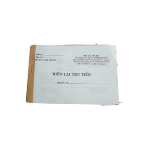 BIÊN LAI THU TIỀN 9X13 10 CUỐN