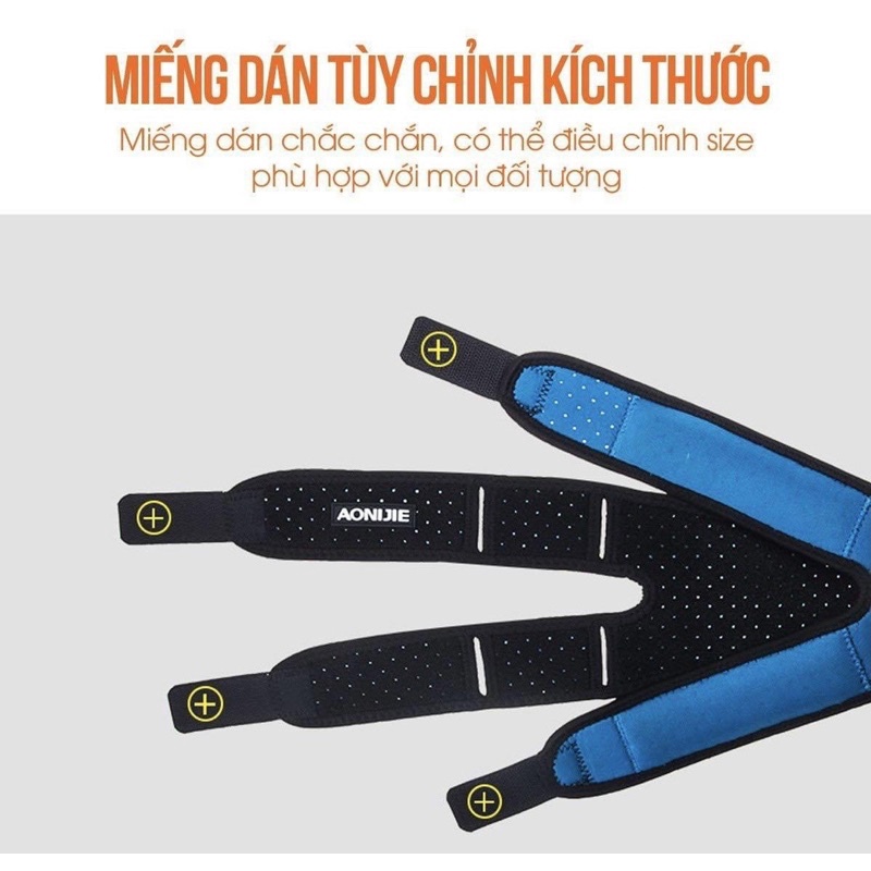Bó Gối Bảo Vệ Đầu Gối Chuyên Chạy Bộ AONIJIE E4096