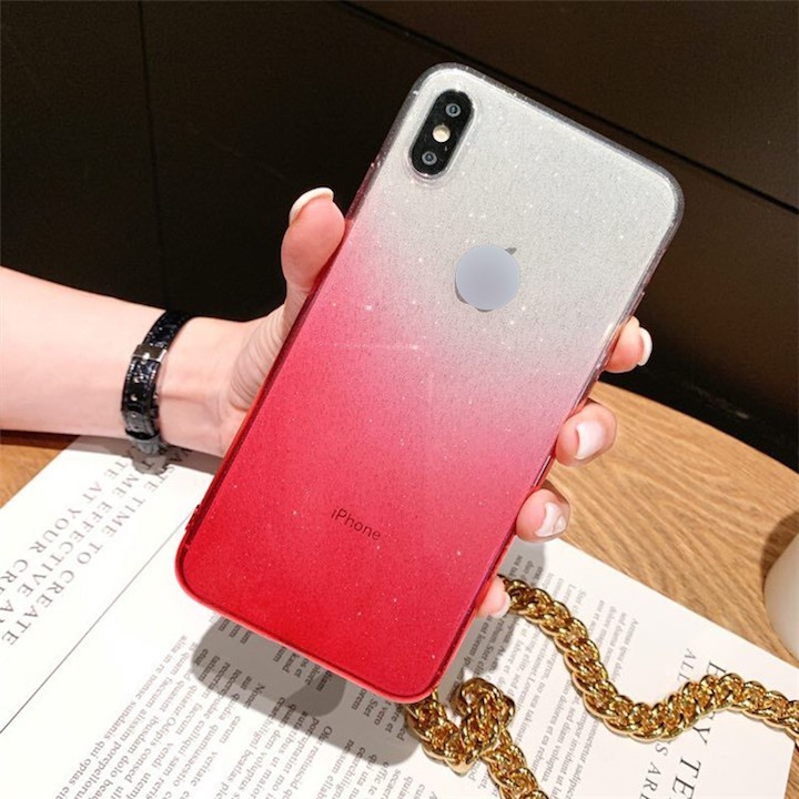 Ốp lưng iphone phủ kim tuyến lấp lánh ốp iphone 6 plus 7 plus 8 plus 6 6s X XS XR XS MAX - n59