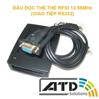 Đầu đọc thẻ RFID mifare 13,56MHz giao tiếp RS232 (1)