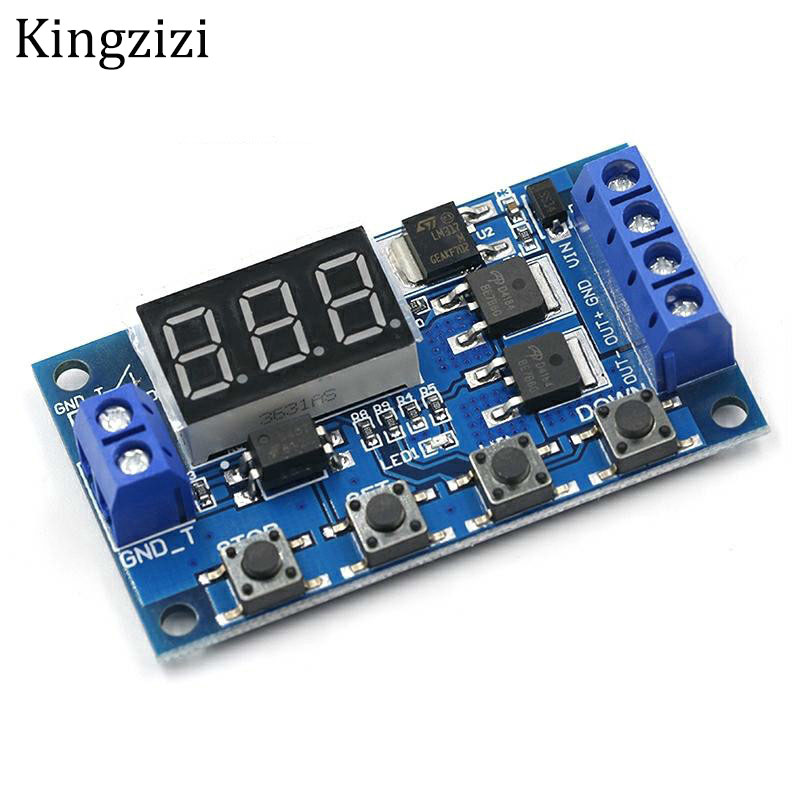 Mô đun rơ le hẹn giờ DC 12V 24V trễ thời gian kỹ thuật số MOS LED