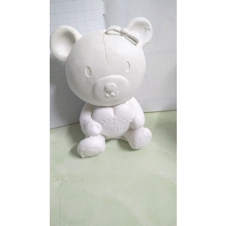 TƯỢNG TÔ MÀU HÌNH GẤU SIZE LỚN