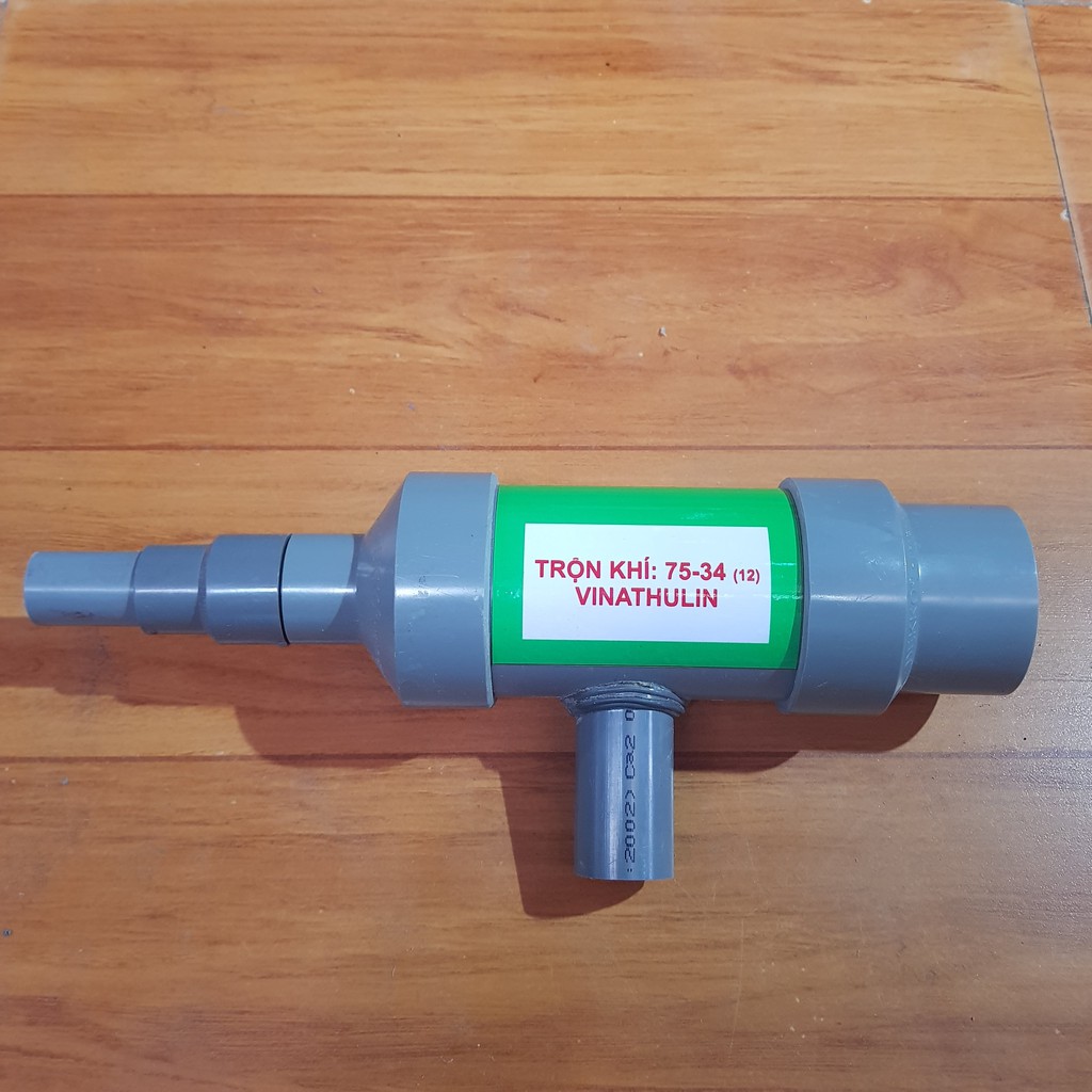 Bộ trộn khí VINATHULIN (Ejector) D75/34 trong xử lí nước giếng khoan nhiễm sắt