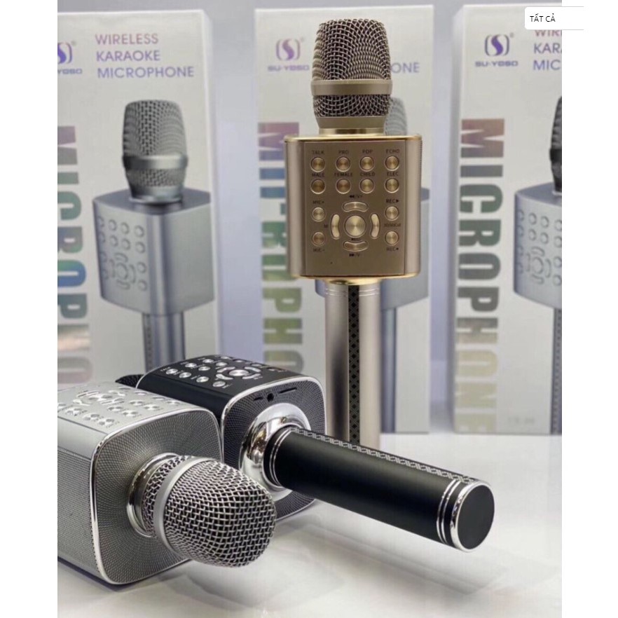 Micro Karaoke bluetooth cao cấp YS 96, Chất liệu cao cấp, Loa âm thanh lớn, sôi động, Thiết kế đẹp mắt, hiện đại