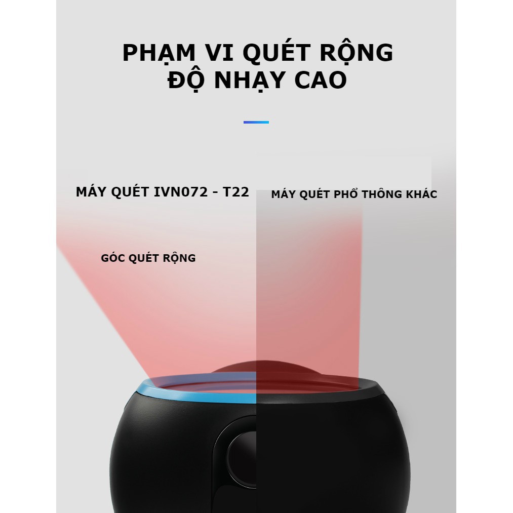 ivn072 máy quét mã vạch chiteng T22 barcode scanner 1D và 2D mã QR