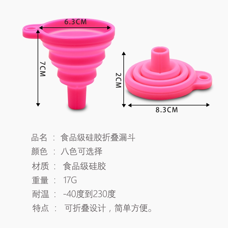 Phễu Silicon Có Thể Gấp Gọn Tiện Dụng Cho Nhà Bếp