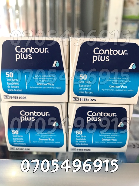 Que thử đường huyết Bayer Contour Plus 50