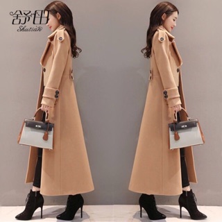 Áo dạ dáng dài phong cách hàn quốc Hàng Cao Cấp Quảng Châu