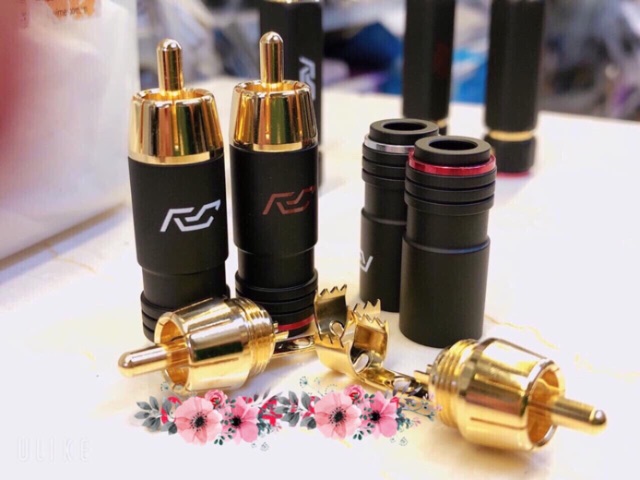 Jack Rắc AV (RCA) hoa sen nhập khẩu Made in TAIWAN. Báo giá1 Jack.