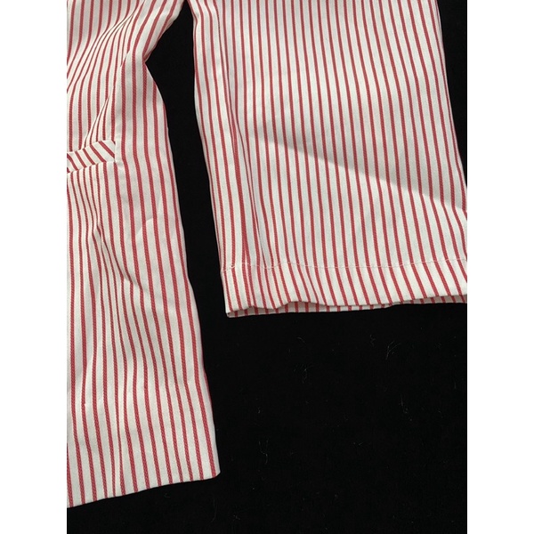 Áo vest trắng sọc đen/đỏ Ninomaxx cao cấp - Thanh lý vnxk