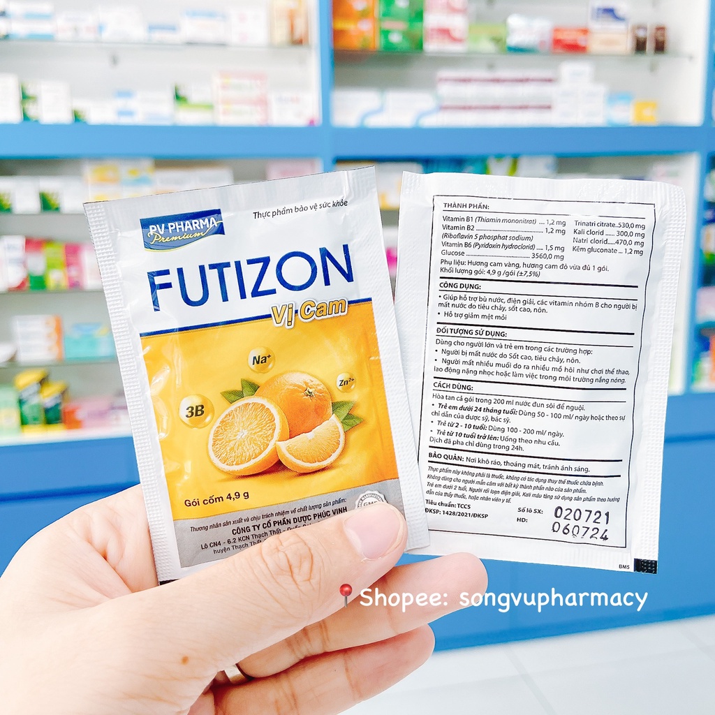 Nước cam bù nước và điện giải FUTIZON