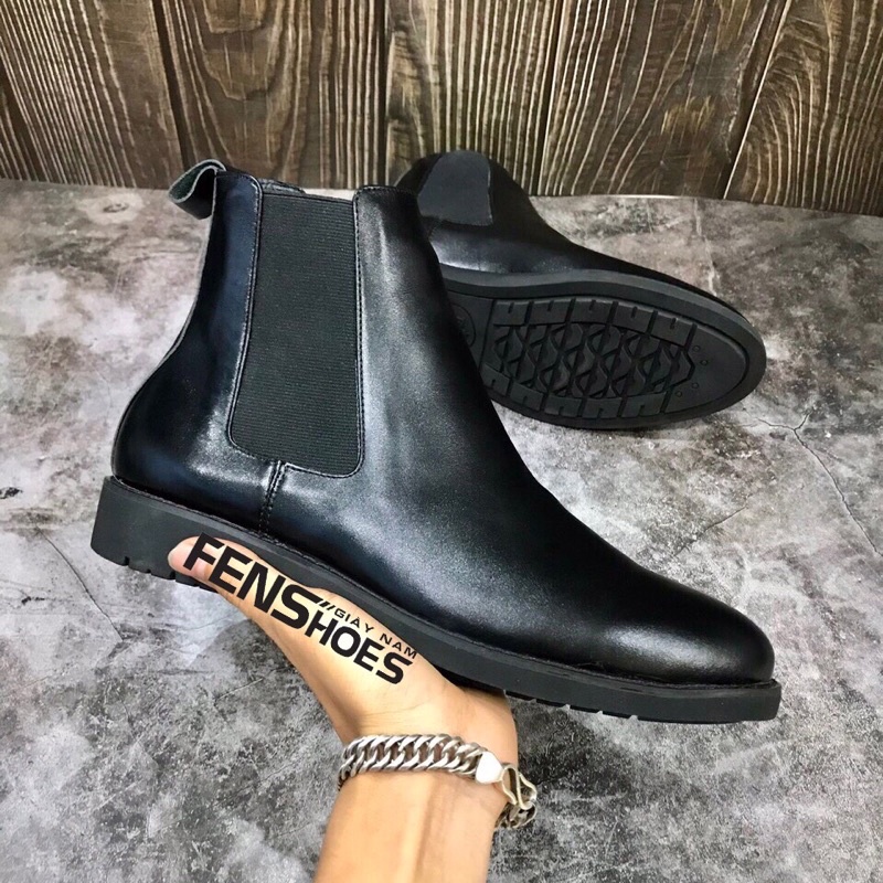 Chelsea boot da bò cực ôm chân