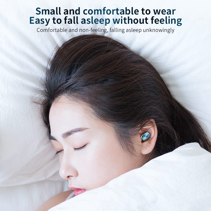 Tai Nghe Chống Ồn B5 TWS Bluetooth 50 Âm Thanh Nổi Có Hộp Đựng Có Màn Hình 3D Kỹ Thuật Số