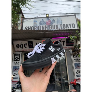 Giày Sneaker Vanss offwwhite đen
