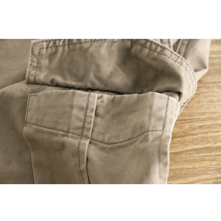 North face Quần Short Kaki Nhiều Túi Phong Cách retro Cho Nam