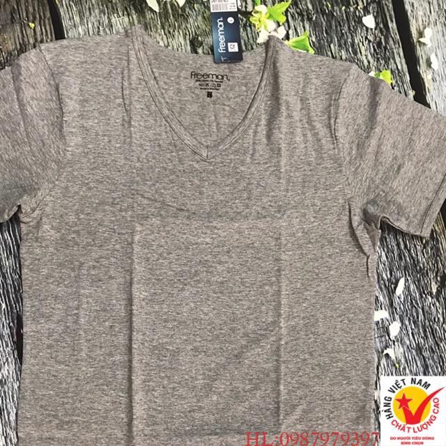 Freeman - Áo thun nam - giá tem cty 129k- SALE 102k-MS:TSF 311 ÁO LÓT NAM COTTON 4 CHIỀU