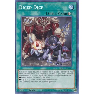 Thẻ bài Yugioh - TCG - Diced Dice / MP21-EN146'