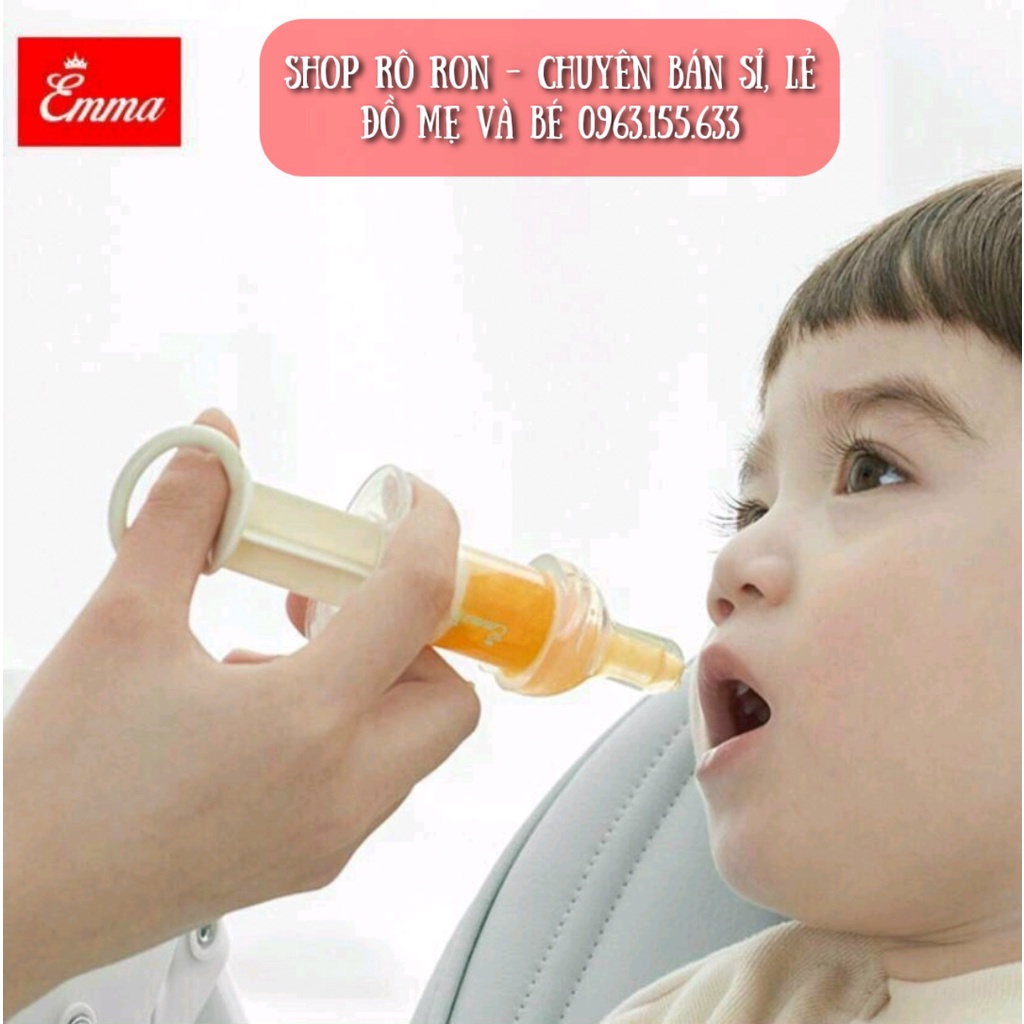 Bộ dụng cụ bón thuốc - Bón sữa EMMA KIDS đa năng 2in1 cho bé - Shop Rô Ron