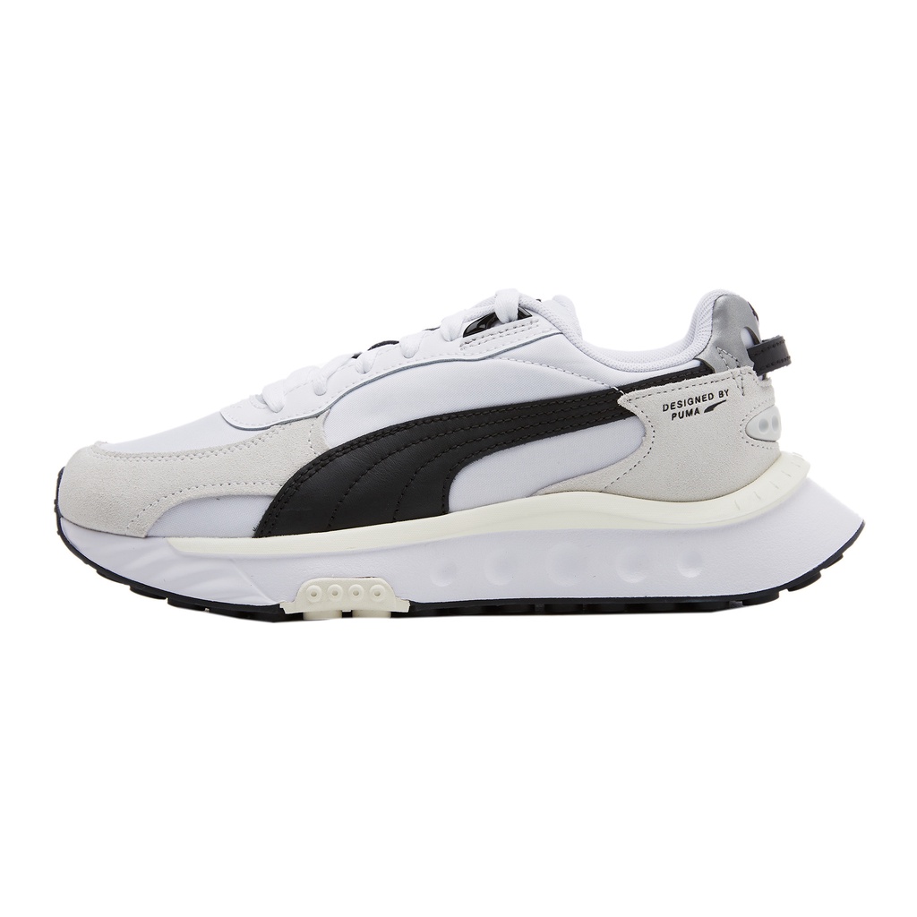 Giày Puma Wild Rider KR Reflecti trắng viền đen bill hàn