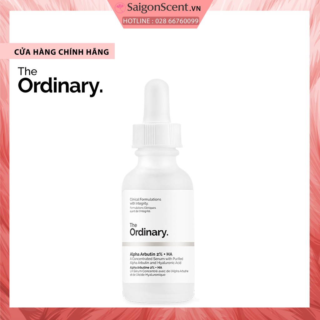 [SaigonScent] Tinh chất sáng da The Ordinary Alpha Arbutin 2% + HA ( 30mL )