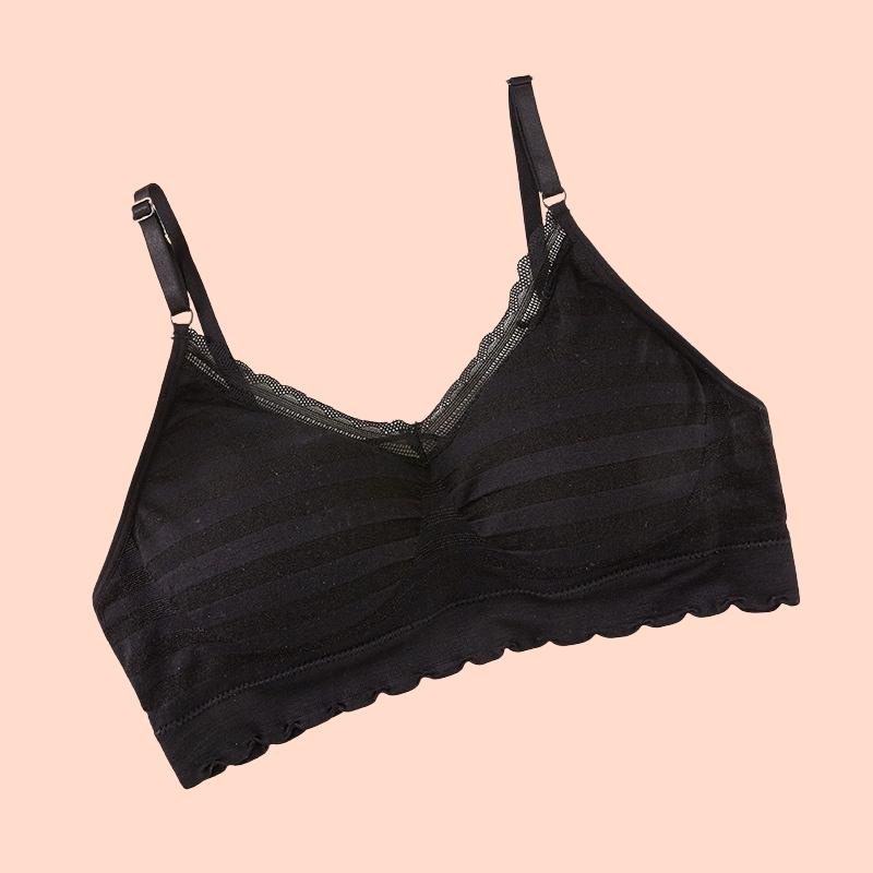 Áo Lót Nữ Nâng Ngực, Áo Bra Cotton Co Giãn 2 Dây [Có Mút Ngực] - 128