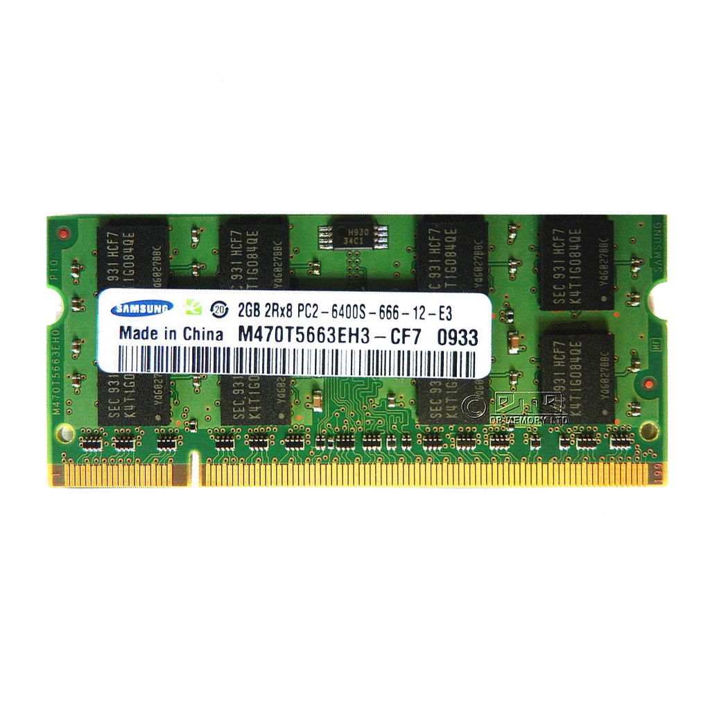1GB 2GB 4GB (2X2GB) DDR2 800 PC2-6400s 800 MHz RAM Laptop