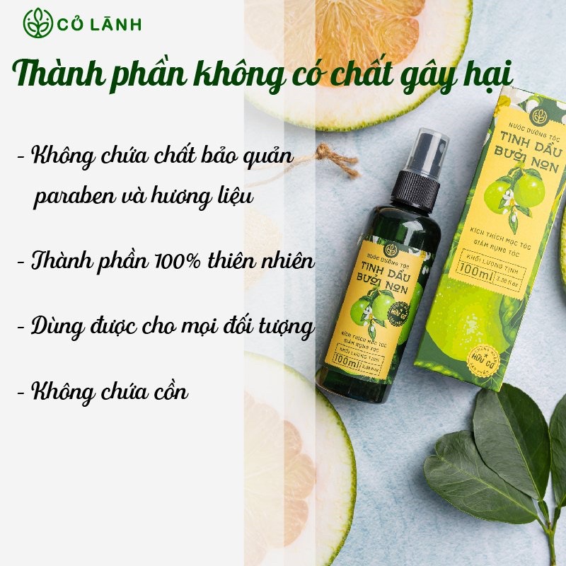 Nước dưỡng tóc tinh dầu bưởi non
