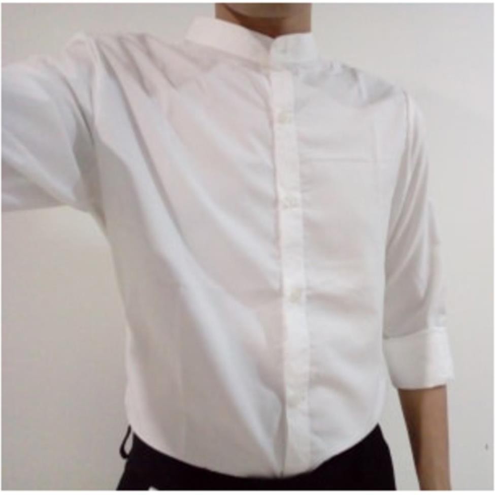 Sơ Mi Nam Cổ Tàu Trắng Đẹp - Chất lụa, trắng, đen, dáng Hàn Quốc | BigBuy360 - bigbuy360.vn