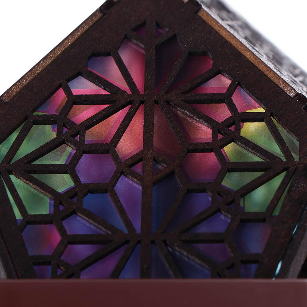 Đèn Led Chiếu Hình Bầu Trời Đầy Sao Bằng Gỗ Và Nhựa Lãng Mạn