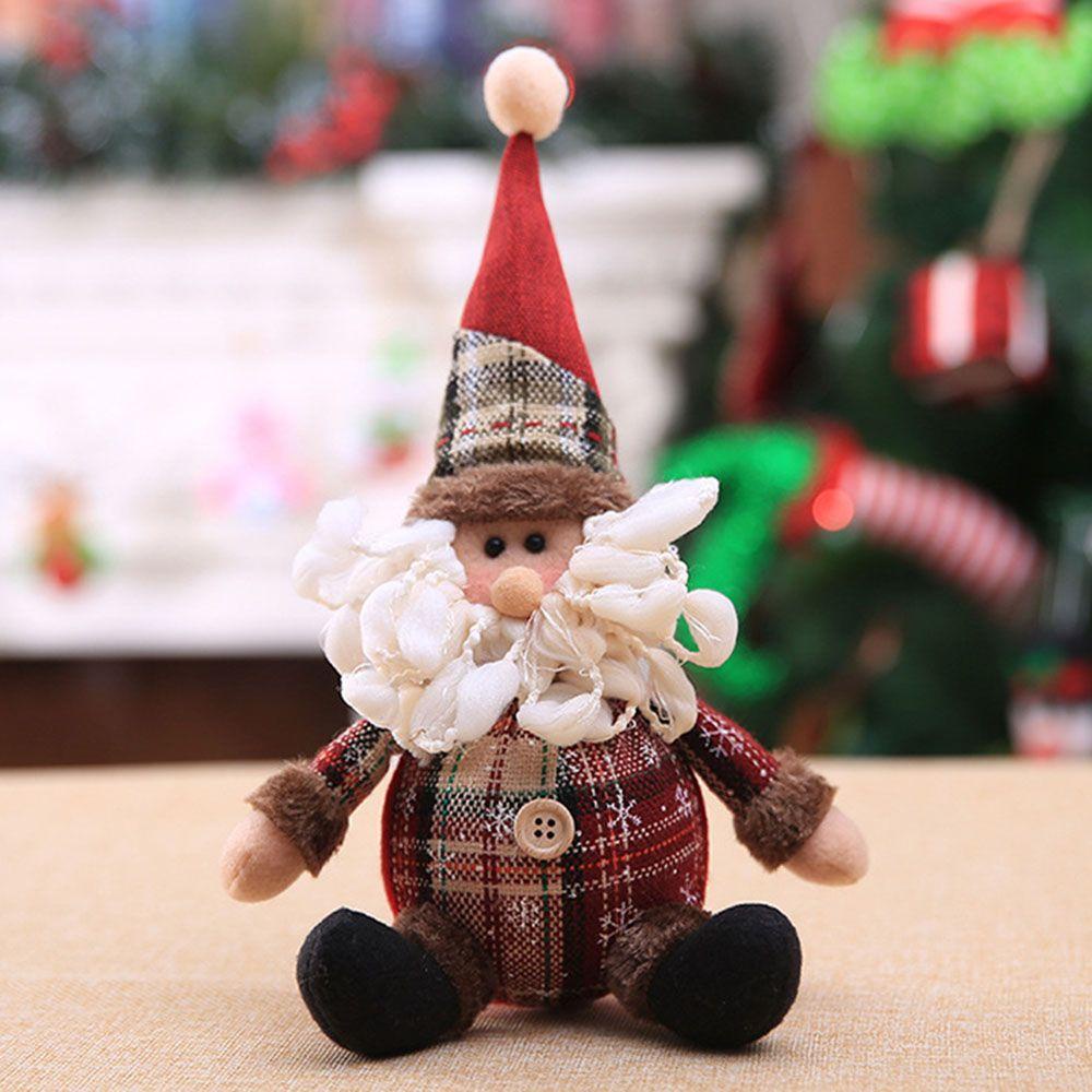 Búp Bê Vải Họa Tiết Ông Già Noel / Người Tuyết / Nai Sừng Tấm