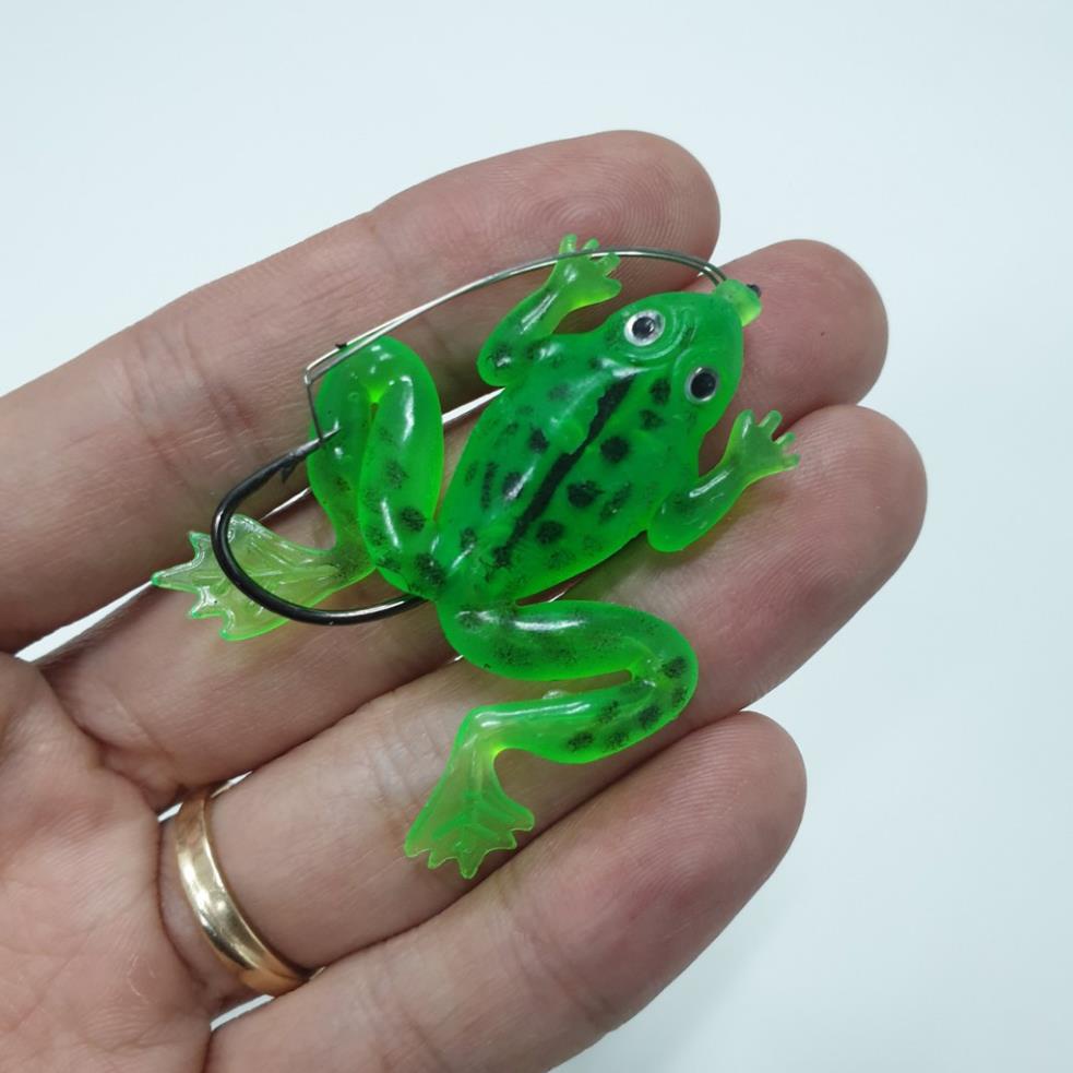 Mồi câu lure nhái silicon có lưỡi chống vướng câu cá siêu nhậy MOI-2 - Shop Đồ câu phía bắc - shop Đồ câu phía bắc