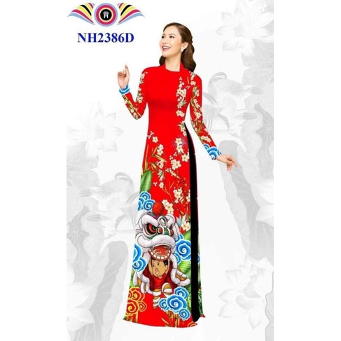 Vải áo dài Tết