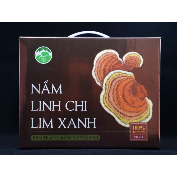 {chính hãng công ty} 500g Nấm Linh Chi Lim Xanh thái lát | hộp đỏ