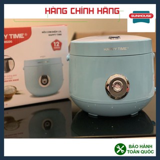 Nồi cơm điện 1.2l happy time htd8522g sunhouse, nồi cơm điện sunhouse htd8522, siêu bền bảo hành toàn quốc