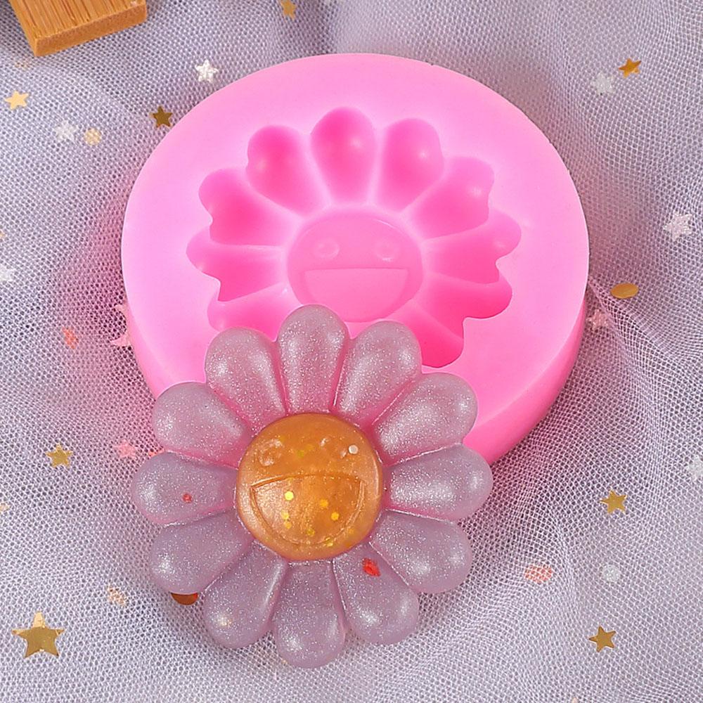 GOGOUP Khuôn Silicone Hình Hoa Hướng Dương Làm Mặt Dây Chuyền