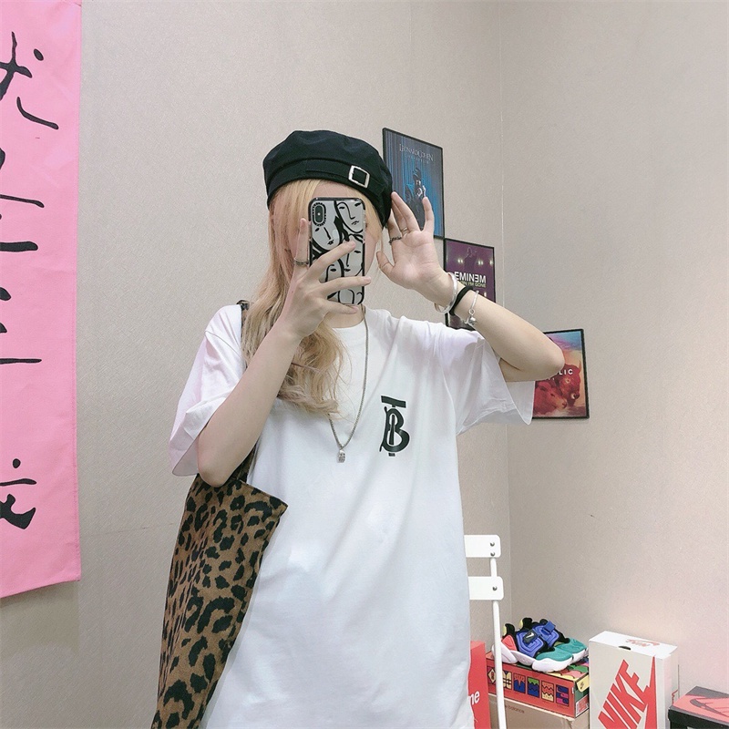 Áo Thun Tay Ngắn Cổ Tròn In Họa Tiết Cổ Điển Thời Trang Xuân Hè