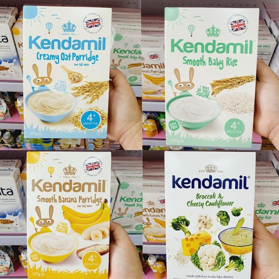 Bột ăn dặm Kendamil cho bé từ 4 tháng (đủ vị)