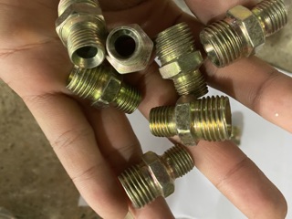 Cút nối ren 12/16 mạ