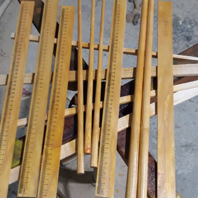 Combo thước gỗ sồi