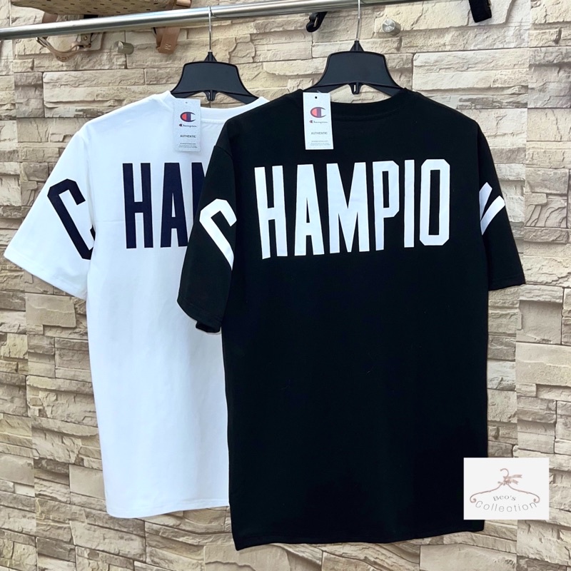 Áo Thun Champion Big Logo Unisex Hot Trend - Ảnh thật tự chụp
